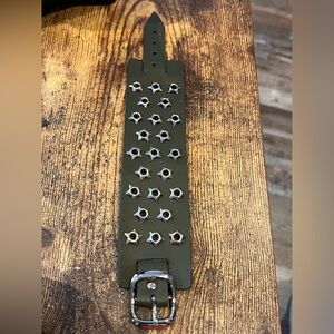 🌙 B11 - STARS Genuine leather studded bracelet